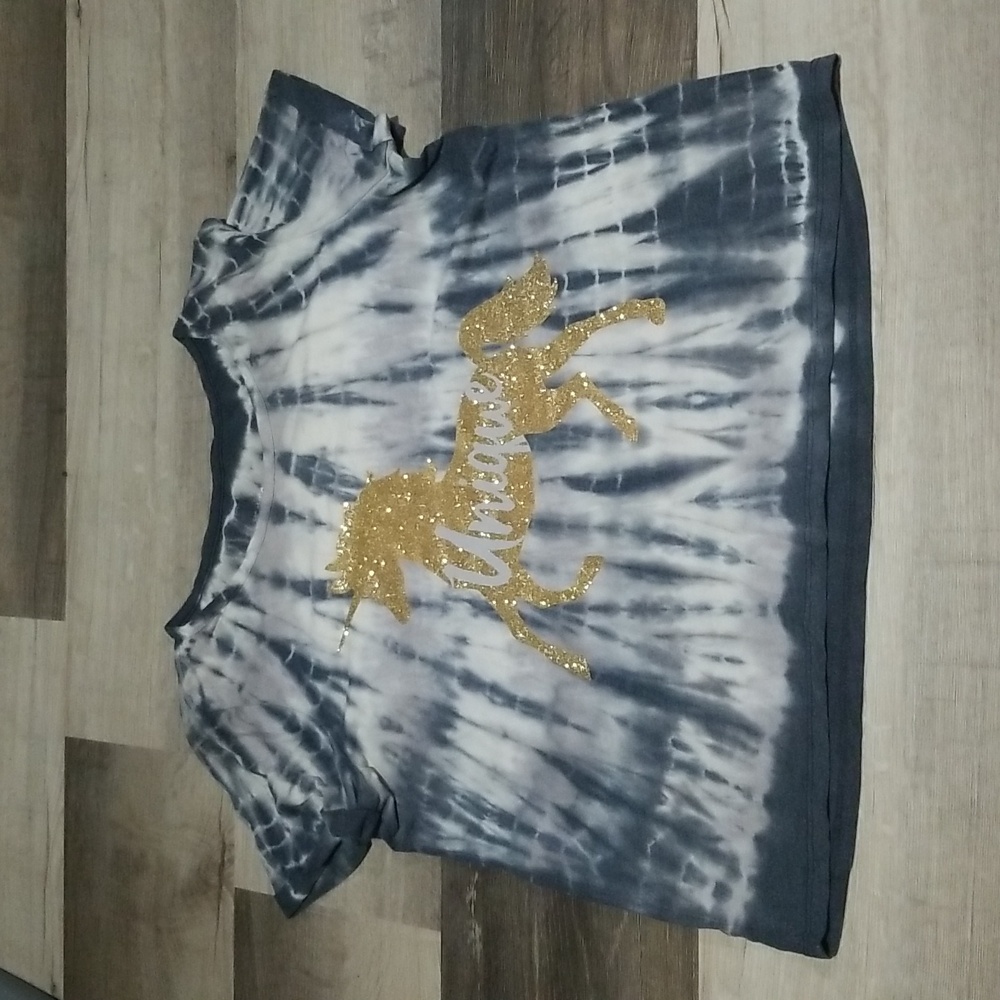 Justice unicorn shirt size 14/16